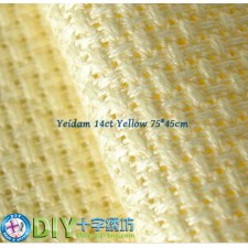Yeidam 14 Count Aida -Yellow 75*45cm
